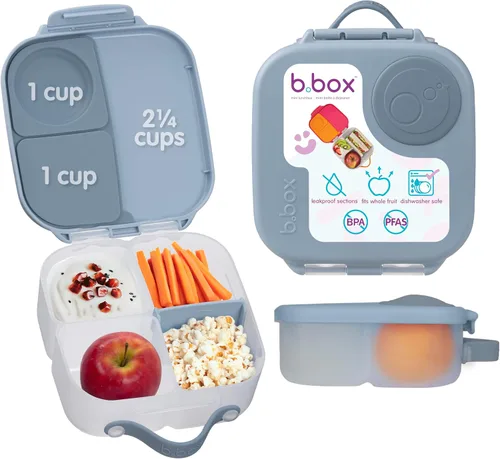 Vista 15 de b.box Mini lonchera de Batman, recipientes para aperitivos para niños, reutilizable, pequeña caja Bento para el almuerzo, contenedor de aperitivos