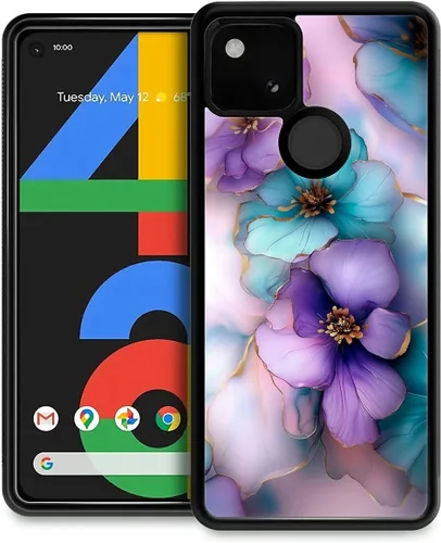Vista 41 de Compatible con Google Pixel 4A 5G Mobile Case Creative Acrylic Back Panel Silicona Edge Case Slim Protección Especialmente para Google Pixel 4A 5G