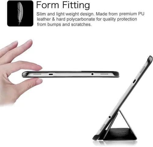 Vista 5 de Fintie Funda delgada para Samsung Galaxy Tab S2 9.7 - Funda protectora ultraligera con función de apagado y encendido automático para tableta Negro