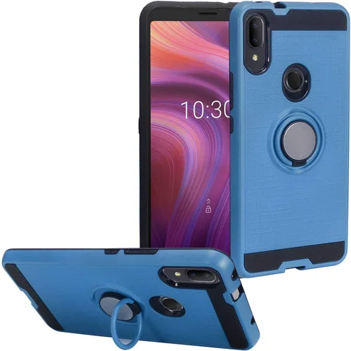 Vista 8 de Para Alcatel 3V (2019) 5032W - Funda híbrida con soporte de anillo - RS2 Gold