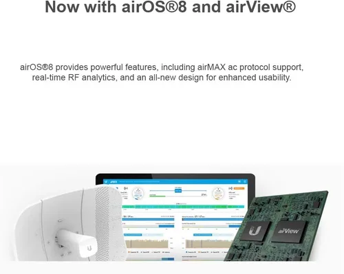 Vista 7 de LiteBeam ac LR LBE-5AC-LR-US 26 dBi 5 GHz airMAX AC CPE de largo alcance con tecnología InnerFeed (paquete de 2)