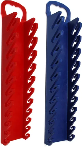 Vista 10 de Kit de bandeja organizadora de 11 herramientas para llaves rechonchas o de línea (kit de 2 piezas, negro y azul)