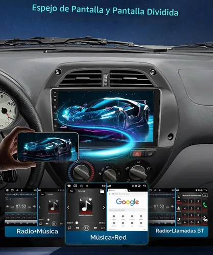 Vista 5 de Radio de coche Android 15 para Toyota RAV4 2001 2002 2003 2004 2005 2006
