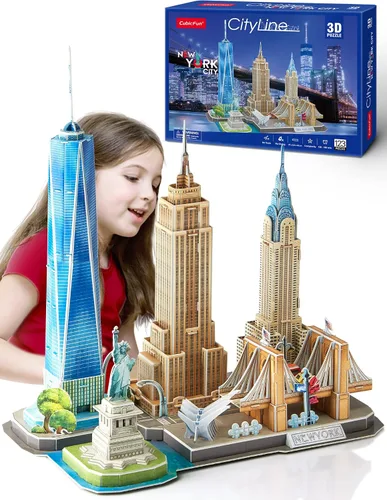Vista 9 de CubicFun Rompecabezas 3D para niños de 8 a 10 años - Notre Dame de Paris Marrón