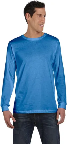 Vista 61 de Canvas Filmore 3501 - Camiseta de 4.2 onzas para hombre manga larga (1) Ceniza + (1) Jaspeado atlético