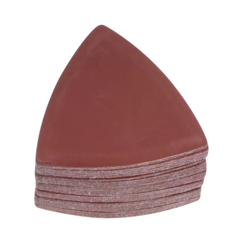 Vista 18 de HARFINGTON 60 piezas de papel de lija triangular de gancho y bucle, 40 granos, almohadillas de lijado de óxido de aluminio de 3-1/8 pulgadas, papel