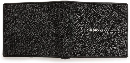 Vista 8 de Cartera de rayas pulidas color negro talla M Negro - Cartera