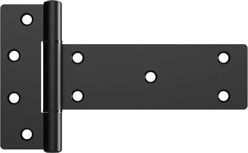 Vista 4 de National Hardware N166-035 Bisagras industriales para puerta en T de 6 pulgadas, paquete de 2 unidades de capacidad de 48 libras por bisagra