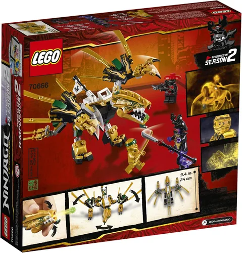 Vista 5 de LEGO NINJAGO Legacy Golden Dragon 70666 Kit de construcción (171 piezas)