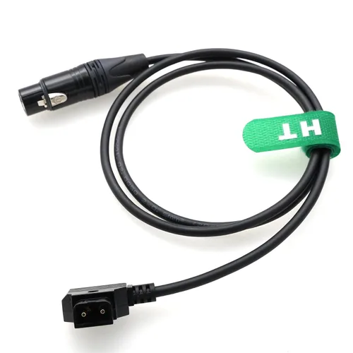 Vista 3 de D-Tap XLR - Cable de alimentación hembra de 3 pines para batería de montaje en V a RED V-Raptor XL, cable XLR para cámara Ranger, 39.4 in