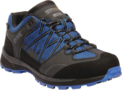 Vista 13 de Regatta Samaris Low II WP - Zapatillas de senderismo AW18 Negro Fiesta Rojo