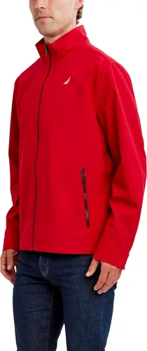 Vista 2 de Nautica Mens Lightweight Windbreaker Stretch Athletic Outdoor Full Zip Bomber Golf Jacket