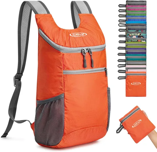 Vista 10 de G4Free, mochila pequeña y plegable, liviana y casual, para ir de camping o para exteriores, para adultos y niños (11 L)