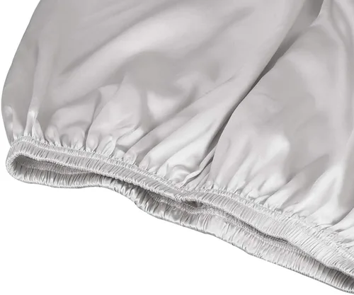 Vista 6 de Conjunto de pijama de seda para mujer, conjunto de pijama de manga larga de dos piezas, conjunto de pijama con botones, ropa de dormir