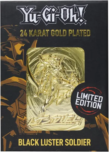 Vista 2 de Yu-Gi-Oh! Black Luster Soldier - Tarjeta metálica chapada en oro de 24 quilates
