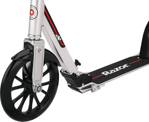 Vista 12 de Razor A6 Kick Scooter for Kids Ages 8+ - Extra-Tall Handlebars & Longer Deck, 10" Urethane Wheels, Aluminum Frame, Anti-Rattle Technology, for