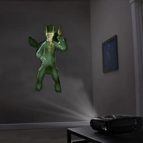 Vista 4 de Video de compilación de fantasmas y espectros de ilusiones espectrales en USB con pantalla de proyección trasera de Reaper Brothers.