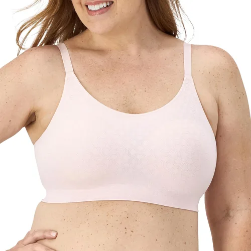 Vista 2 de PLAYTEX Women's Smoothing Full Coverage Wireless Bra Us4p31, 2-Pack, Sizes S-3x, M+-XL+