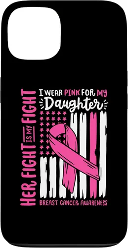 Vista 7 de Breast Cancer Flag I Wear Pink Daughter Her Fight My Fight Case for iPhone 17