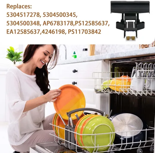 Vista 6 de 5304517280 5304517278 Ensamblaje de pestillo de puerta de lavavajillas para Frigidaire, Crosley, Kenmore Lavavajillas -Reemplaza AP6783178