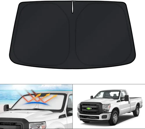 Vista 59 de KUST Parasol para parabrisas para BMW X1 F48 2016, 2017, 2018, 2019, 2020, 2021, 2022, accesorios de ajuste personalizado, parasol plegable