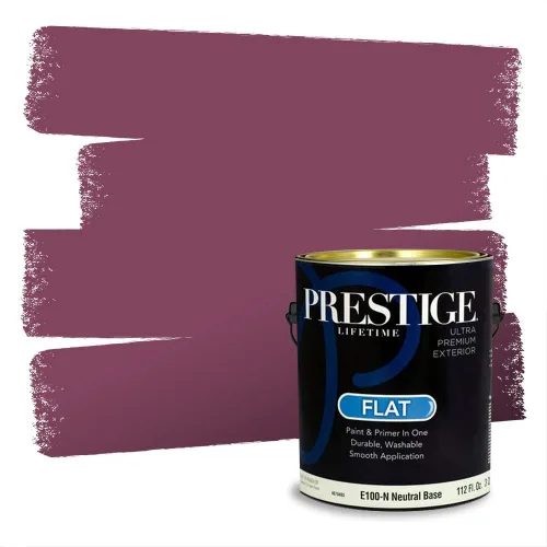 Vista 543 de Prestige Paints Pintura exterior e imprimación en uno, 1 galón, plano, coincidencia comparable de Valspar* Amber Rose*