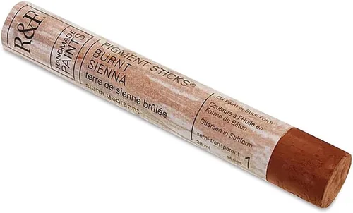 Vista 175 de R&F Handmade Paints - Pigmento profesional al óleo en barra, naranja lizarina, 6.4 fl oz