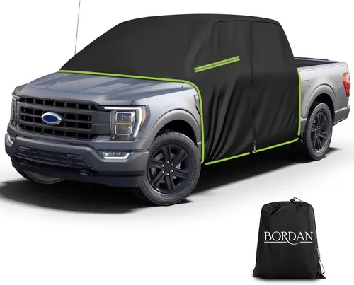 Vista 9 de Funda de coche para Ford Bronco de 2 puertas, 420D, funda impermeable para todo tipo de clima, sol, lluvia, UV, polvo, cubierta de cabina