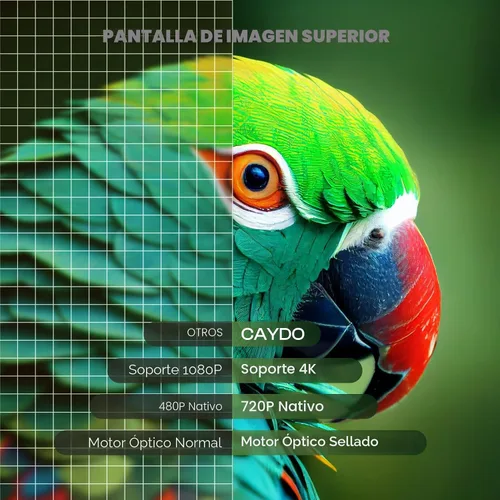 Vista 6 de Caydo Proyector de arte P1 para artistas, aplicación de dibujo exclusiva Ámbar y miel