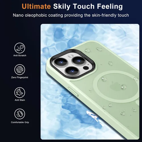 Vista 143 de MOCCA - Funda magnética resistente para iPhone XR de 6.1 pulgadas, compatible con MagSafe, funda con protección contra caídas de grado militar