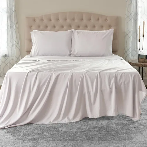 Vista 11 de Northwest Ashford Home Essentials Bedding - Juego de sábanas de 4 piezas, tamaño Full, Azul Estate