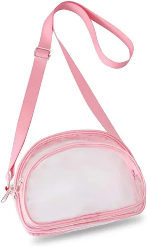 Vista 4 de Higuyst Mini Clear Purse Stadium Approved, Small Clear Bags for Concert Festival Sports Events