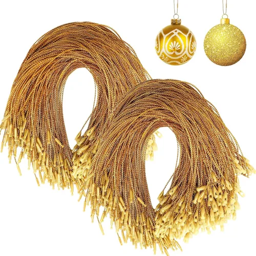 Vista 11 de JUNEBRUSHS 600 ganchos negros para adornos de Halloween con broche Cuerda de adorno para árbol de Navidad, fiestas, decoraciones colgantes