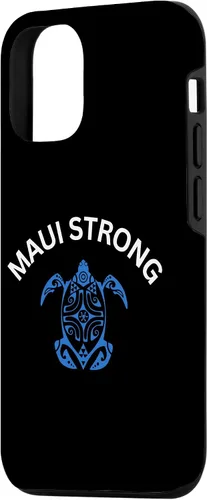 Vista 2 de iPhone 12/12 Pro MAUI Turtle - Abraza la resistencia con esta inspiradora funda tipo camiseta