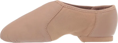 Vista 8 de Bloch Dance Neo-Flex Slip On Zapatos de jazz de cuero para niños Canela