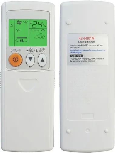 Vista 5 de Mando a distancia de repuesto universal para todos los acondicionadores de aire Mitsubishi (Fahrenheit)