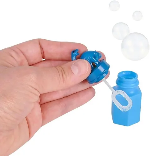 Vista 3 de Rhode Island Novelty Botellas de burbujas de dinosaurio de 3 pulgadas, dos docenas por pedido