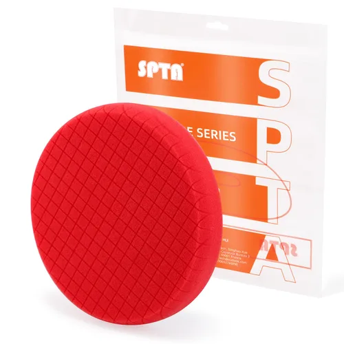 Vista 31 de SPTA - Almohadilla verde de corte grueso de 3.5 pulgadas para placa de respaldo de 3 pulgadas (80 mm), esponja de pulido ideal para pulir
