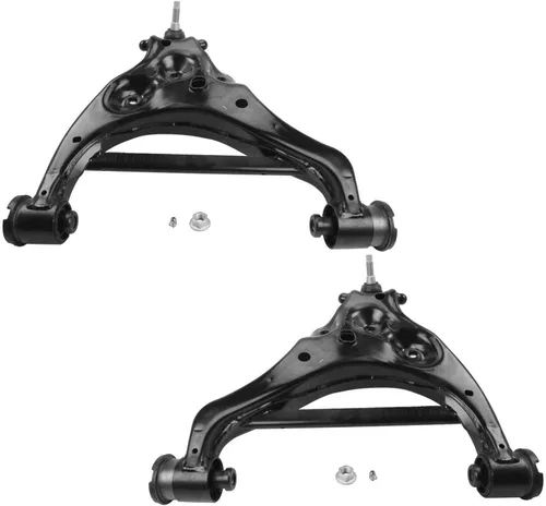 Vista 78 de Detroit Axle - 2 piezas Brazos de control superior delanteros para BMW X5 2007-2018 X6 2008-2019 Brazos de control superior con juntas esféricas