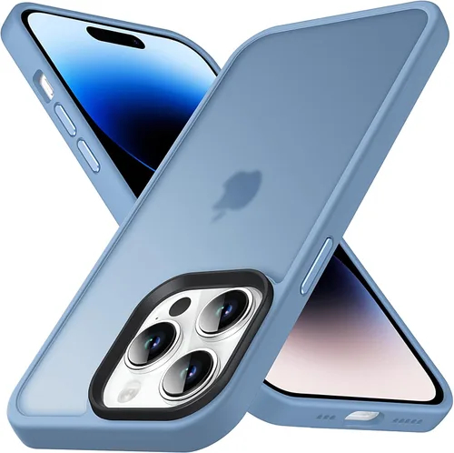 Vista 13 de Anqrp Funda diseñada para iPhone 11 azul [compatible con carga inalámbrica], [tacto sedoso] Funda delgada de silicona suave antiarañazos para iPhone