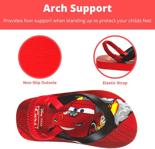 Vista 3 de Disney Sandalias de personajes para niñas y niños, zapatos de agua para niños, Minnie Mouse Mickey Moana Toy Story Elsa Frozen Cars Encanto