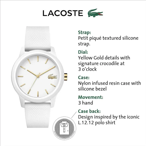 Vista 2 de Lacoste 2000954-1212 talla única Blanco