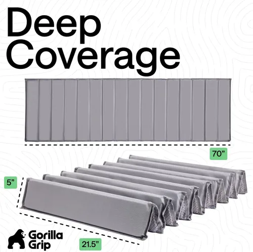 Vista 7 de GORILLA GRIP Tablero de soporte de cojín de sofá resistente para fijar sofás caídos, sofá de 21.5 x 70 pulgadas, tableros de madera contrachapada