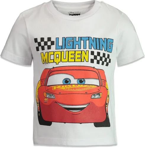 Vista 2 de Disney Pixar Monsters Inc. Mike Lightning McQueen Sully Incredibles - Camiseta (4 unidades)