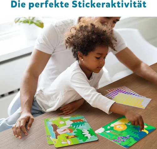Vista 3 de Skillmatics Artistic Activity - Dots Fun! Animals, Craft Kits