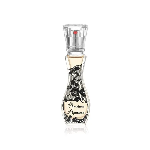 Vista 2 de Christina Aguilera Signature Eau de Parfum para Mujer, 0.5 fl oz Eau de parfum ámbar floral para mujer. Perfume con notas de té de grosella negra