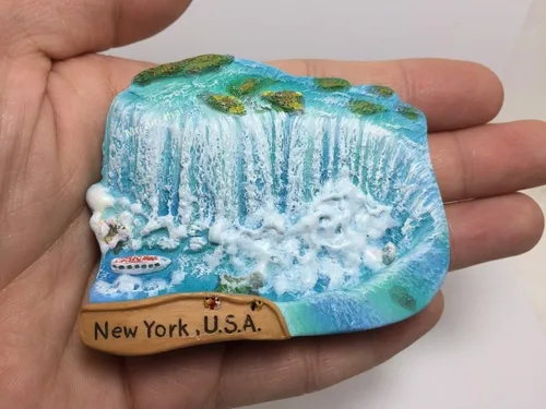 Vista 4 de WitnyStore Tiny Niagara Falls Nueva York, Estados Unidos de América Estados Unidos América del Norte Atracciones turísticas Resina Imán