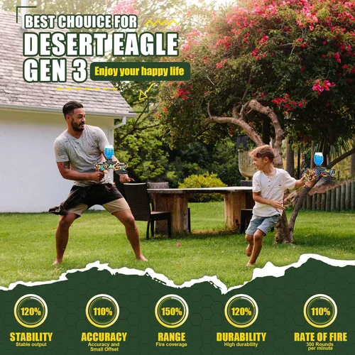 Vista 4 de Anstoy Gel Ball Blaster - Lanzador de bolas de gel ecológico, divertido juguete para el aire libre, para niños y niñas a partir de 12 años