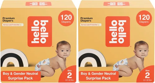 Vista 17 de Hello Bello Premium Pañales para bebé talla 6 68 unidades de pañales desechables, extra absorbentes, hipoalergénicos y ecológicos con ajuste