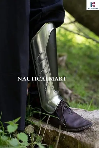 Vista 5 de NauticalMart Juego de brazo de hielo negro - Negro - Armadura de talla única totalmente portátil, ajustable, recreación de cosplay, juego de rol